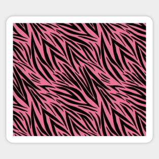 Modern Animal Skin Pattern Zebra Sticker